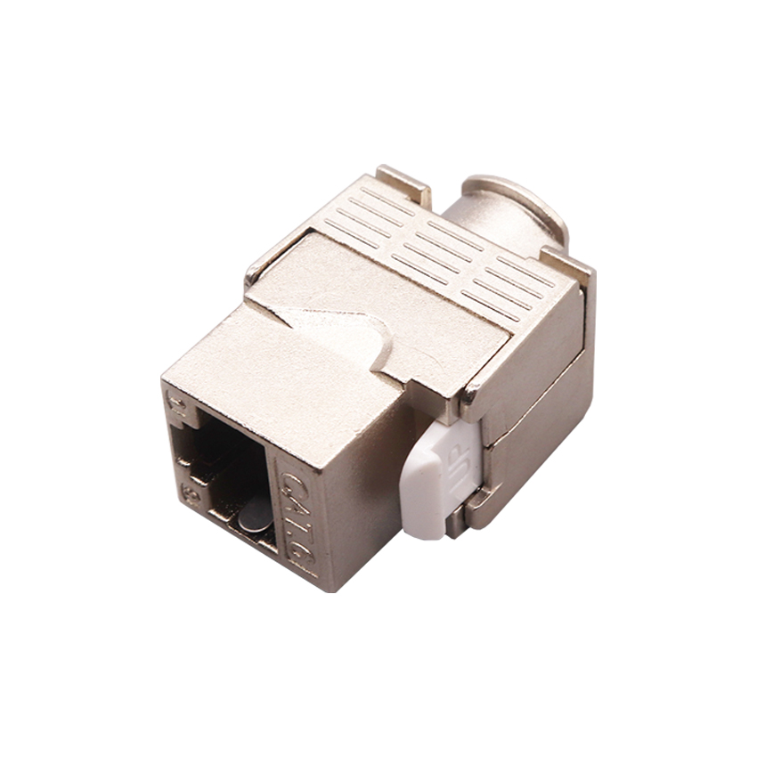 Экранированный разъем RJ45 Keystone для Cat.6, не требующий инструментов